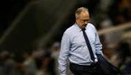 Head Coach of South Korea National Team Uli Stielike gestures during the 2018 FIFA World Cup Asian Qualifying group A football match between Qatar and South Korea at the Jassim Bin Hamad stadium in Doha, Qatar on June 13, 2017. ( Mohamed Farag - Anadolu A
