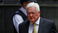 FILE PHOTO: John McFarlane, Chairman of Barclays, arrives for a meeting at Downing Street in London, Britain, July 5, 2016. REUTERS/Peter Nicholls/File Photo

