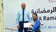 One of the beneficiaries of the ROTA event.
