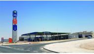 The new Woqod petrol station in Al Egda, Al Khor.