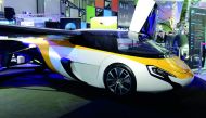 Slovakian company AeroMobil's flying car on display at Le Bourget, during the International Paris Air Show, recently. 
