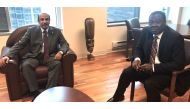 Twitter image of the Minister of Transport and Communications H E Jassim bin Saif Al Sulaiti with President of ICAO Council. 