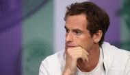Britain's Andy Murray speaks during a press conference at The All England Tennis Club in Wimbledon, southwest London, on July 2, 2017, on the eve of the start of the 2017 Wimbledon Championships tennis tournament. (AFP / POOL / AELTC / Jed Leicester)