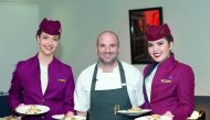 Chef George Calombaris to offer Qatar Airways inflight menu.