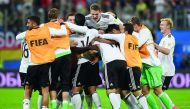 German players celebrate the 2017 Confederations Cup victory.