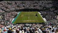 General view on court 1 during the second round match between Serbia’s Novak Djokovic and Czech Republic’s Adam Pavlasek (REUTERS/Toby Melville)