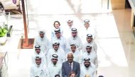Students at the Summer Internship programme, as part of the Al Darb Qatarisation Programme of Qatar Airways.