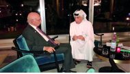 Minister of State for Foreign Affairs, H E Sultan bin Saad Al Muraikhi met Pakistani Prime Minister's Adviser for Foreign Affairs, Sartaj Aziz, on the sidelines of the 44th Session of the OIC Foreign Ministers' meeting in Abidjan. Al Muraikhi also met Vic
