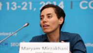 Iranian- born Maryam Mirzakhani (AFP / The Seoul ICM 2014)