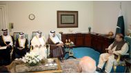HE the Foreign Minister briefed the Pakistani Prime Minister on the developments of the Gulf crisis and all the illegal measures taken against the State of Qatar.