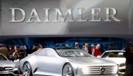 A Mercedes-Benz Concept IAA car is displayed prior to the Daimler annual shareholder meeting in Berlin, Germany, April 6, 2016. Reuters / Hannibal Hanschke
