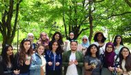 GU-Q students during their trip in Japan. 