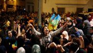 FILE PHOTO: Women shout during a protest against official abuses and corruption in the town of Al-Hoceima, Morocco, June 3, 2017 (Reuters / Youssef Boudlal) 