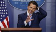 New White House Communications Director Anthony Scaramucci addresses the daily briefing at the White House in Washington, U.S., July 21, 2017. REUTERS/Jonathan Ernst