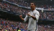 Real Madrid's Cristiano Ronaldo celebrates after scoring. (REUTERS/Susana Vera/filephoto)
