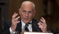 US Secretary of Homeland Security John Kelly testifying during a Senate Homeland Security and Governmental Affairs Committee hearing on Capitol Hill in Washington, DC. (AFP / SAUL LOEB / file photo)