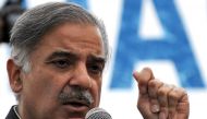 This file photo taken on January 30, 2008 shows Shahbaz Sharif, brother of former Pakistani prime minister Nawaz Sharif, addressing a press conference in Karachi. AFP / Rizwan Tabassum