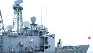 TCG GOKOVA anchored at Hamad Port.