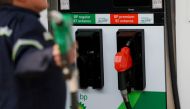 The logo of BP is pictured on the side of a pump at the new BP petrol station on the outskirts of Mexico City, Mexico March 9, 2017. (REUTERS/Carlos Jasso/File Photo)
