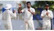 India's Ravichandran Ashwin celebrates with teammates after taking the wicket of Sri Lanka's Niroshan Dickwella (not pictured). (REUTERS/Dinuka Liyanawatte/File photo)