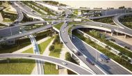 The picture shows a rendering of $2.1bn Al Khor expressway, the largest contract in Tekfen’s history.