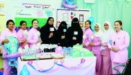 PHCC team during an event to raise awareness about breastfeeding.