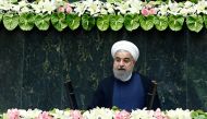 President of Iran Hassan Rouhani delivers a speech after his swearing in ceremony for his second term of presidency at the Iranian parliament in Tehran, Iran, on 05 August 2017. (Fatemeh Bahrami - Anadolu Agency)