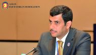 Asian Equestrian Federation President Hamad Abdulrahman Al Attiyah.