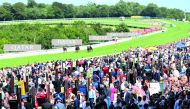 A view of the crowd at the festival venue. 