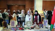 Participants at the International Youth Day jointly organised by Qatar Red Crescent and Qatar Youth Hostels .