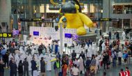 Hamad International Airport and FC Bayern announce the enhancement of their sponsorship in Qatar’s five-star airport, beside the iconic Lamp Bear.