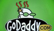 FILE PHOTO: The logo for internet company GoDaddy inc is shown on a computer screen in this illustration photo in Encinitas, California May 3, 2016. REUTERS/Mike Blake