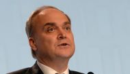 (FILES) This file photo taken on June 05, 2016 shows then Russia's Deputy Minister of Defence Anatoly Antonov speaking during plenary session at the 15th International Institute for Strategic Studies (IISS) Shangri-La Dialogue in Singapore. / AFP / ROSLAN