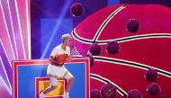Show host Katy Perry performs. REUTERS/Mario Anzuoni