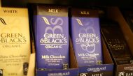 Green and Black's chocolate bars are displayed for sale in a store in London, Britain August 24, 2017. Reuters/Neil Hall