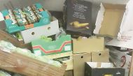 Shipments inspected by the quarantine offices.