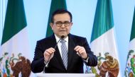 Mexico Economy Minister Ildefonso Guajardo addresses the media in Mexico City, Mexico, September 5, 2017. REUTERS/Edgard Garrido/File Photo