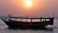 File picture of a boat in Qatar used for representation...