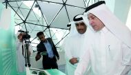 Qatar Airways Group CEO Akbar Al Baker and Hamad International Airport Chief Operating Officer, Engr. Badr Mohammed Al Meer.