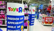  A construction sign is posted inside of a Toys R' Us store on September 19, 2017 in San Rafael, California. Toys R' Us announced that it has filed for Chapter 11 bankruptcy. The toy store chain operates 1,695 stores, including Babies R Us stores, in 38 c