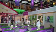 Falcons on display at the inaugural edition of the Katara International Hunting and Falcons Exhibition, S’hail, 2017 which opened yesterday.