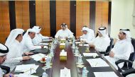 The Chairman of the Tourism Committee and Board Member of Qatar Chamber H E Sheikh Hamad bin Ahmed Al Thani chairs the meeting held to discuss the latest developments in the tourism sector. 