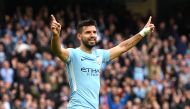 (FILES) Manchester City's Argentinian striker Sergio Aguero. AFP / Oli SCARFF 
