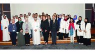 Staff and students of HMC and the College of Medicine at Qatar University during an orientation session for 2017 intake of medical students.