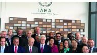 Officials at the opening ceremony of IAEA’s new laboratories.