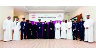 Minister of Transport and Communication H E Jassim bin Saif Al Sulaiti, Minister of Public Health H E Dr Hanan Mohamed Al Kuwari, Director-General of Public Security Staff H E Major General Saad bin Jassim Al Khulaifi and Chairperson of QFSW, Munira bint 