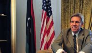Christopher Stevens, the then US ambassador to Libya smiles at his home in Tripoli, June 28, 2012. (Reuters/Esam Al-Fetori) 