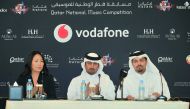 FROM LEFT: Sonja Park, Co Founder of MYA; Abdullah Al Kubaisi, Head of Arabic and Islamic Affairs at Qatar National Commission for Education, Culture and Science; and Sheikh Hamad bin Abdullah Al Thani, Chief Operating Officer at Vodafone Qatar; during th