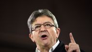 Source names the targeted politicians include radical left leader Jean-Luc Melenchon.