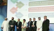 Officials during the award event. 